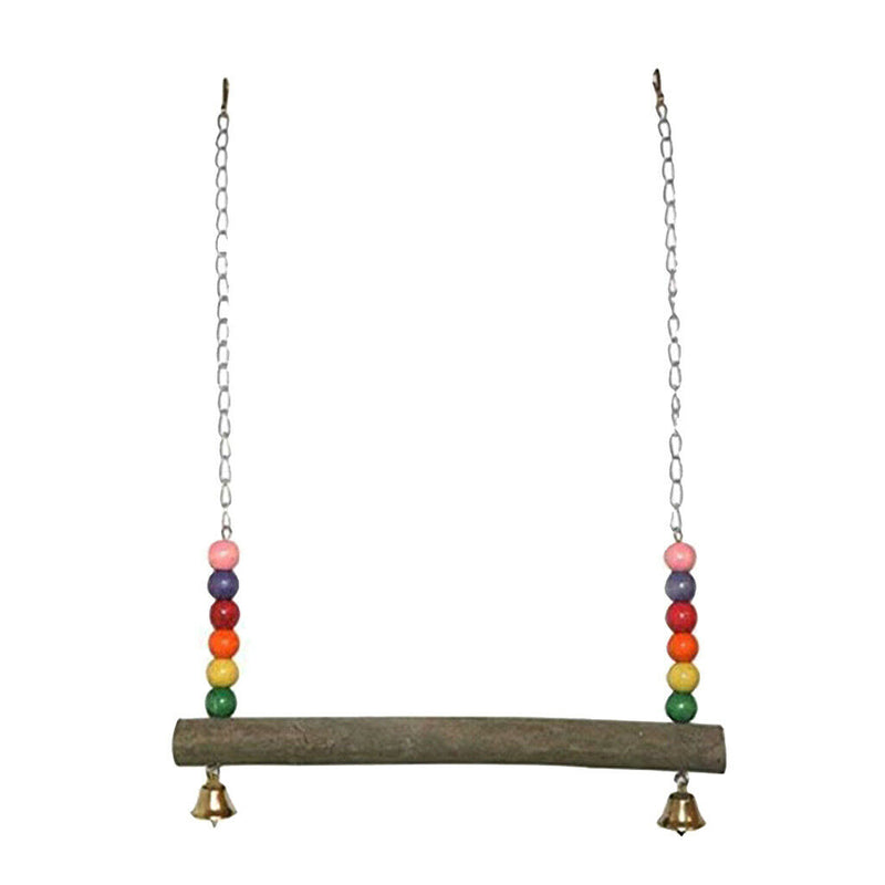 Handmade Chicken Swing Wooden Parrots Perch Stand Large Birds Parakeet