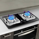 Stove Burner Covers, 60 Pieces Aluminum Foil Square Gas Stove Burner Covers,K1D8