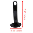 2 Pcs Black Soccer Training Sign Dish Shelf Football Training Saucer Rack