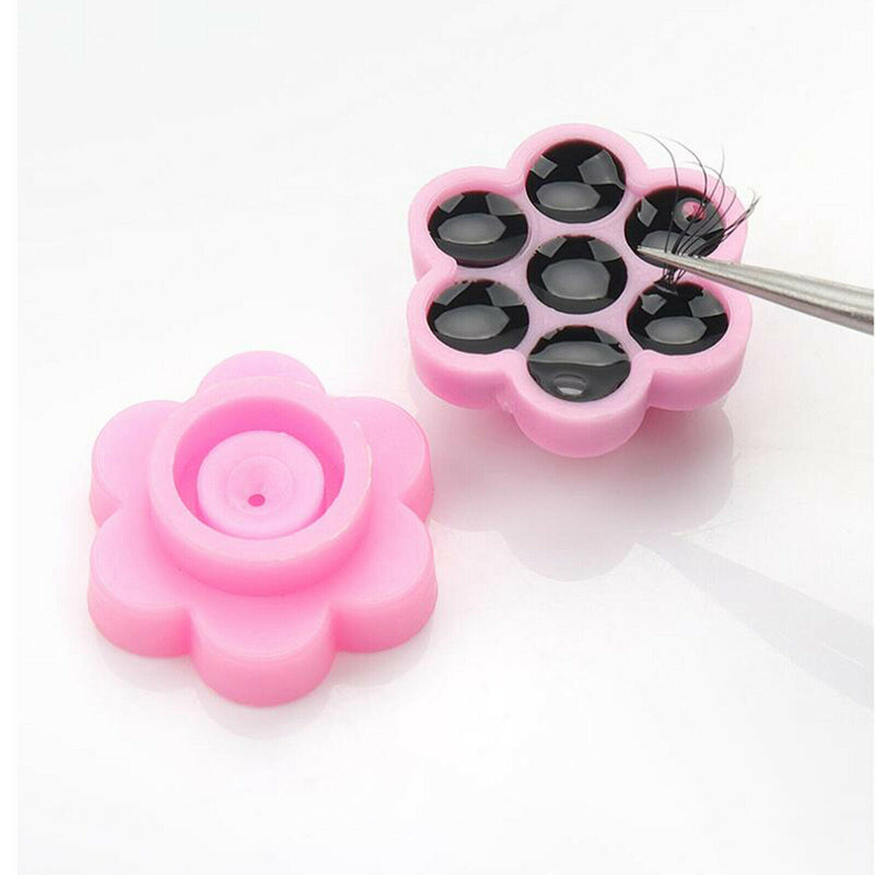 100x Eyelash Extensions Adhesive Glue Holder Lash Stand Supplies Tools