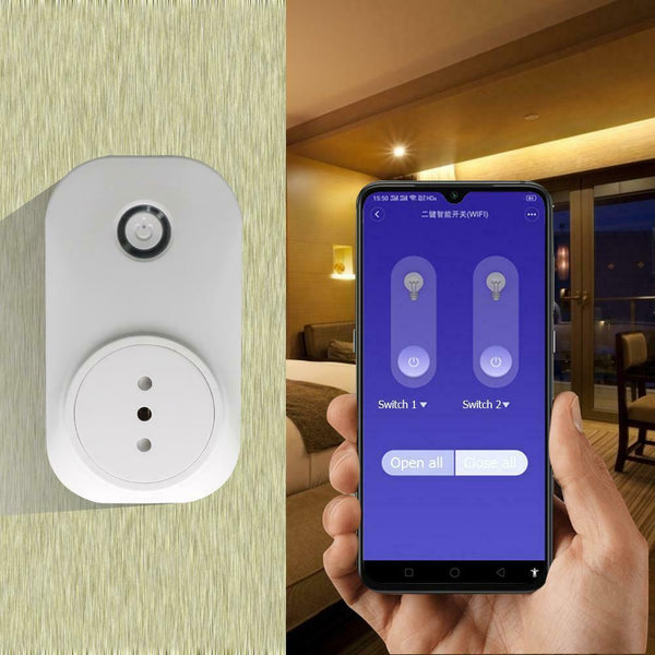 WiFi Smart Socket Plug Wireless Remote Socket Adapter APP Control (IT Plug)