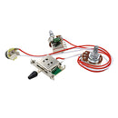 Electric Guitar Wiring Harness Prewired Kit for Guitar Parts 3 Way Toggle Switch