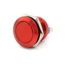 1PC 16mm waterproof red momentary metal push button switch flat top JR