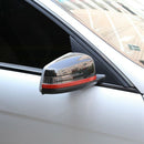 2 X Abs Side Door Rearview Mirror Cap Cover Trim For Mercedes Benz A Cla Gl