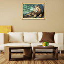 5D DIY Full Drill Diamond Painting Resting Lion Cross Stitch Embroidery Kit