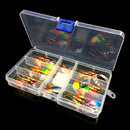 31 pcs Assorted Fishing Lures Metal Fishing Baits Bass Spoon Spinner Baits