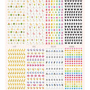 2 Sheets Colorful Animal Stickers Lovely Craft Scrapbook Card DIY Gift for KidsP