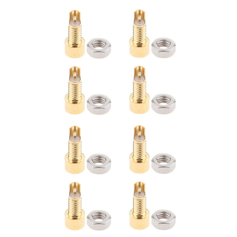 8x Pure Copper Plated Hearphone Earphone MMCX Connector Screws Nut Universal
