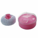 Mini Portable Baby Soft Face Body Cosmetic Powder Puff Sponge Box Case Cont