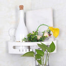 Suction Corner Bathroom Shower Shelf Storage Basket Wall for Shampoo,Condit