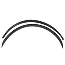 2pcs Rubber Car Fender Flares Carbon Fiber Look Arch Wheel Eyebrow Protector