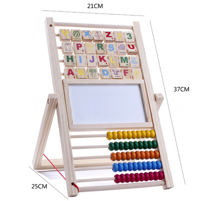 Multi-Function Abacus Learning Frame Wooden Counting Cognitive Board Childr F7E3