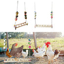 Set of 3 Chicken Ladder Perch Stand for Chicken Rooster Hens Large Birds