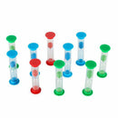 Sand Timer Set (5 Min) Large 10pcs Pack -Set of Five Minutes Hour Glasses f O1H6