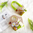 Easter Egg Rabbit Flower Handbag Cute Easter Decoration Party Supplies Kids