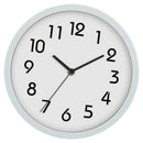 25cm Super Quite Clock Non Ticking Quartz Wall Clock Home Decor White