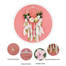 DIY Feather Dream Catcher Handmade Decorative Pendant Flower Dream Catcher