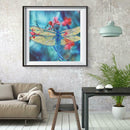 5D DIY Special Shaped Diamond Painting Dragonfly Cross Stitch Mosaic Kits