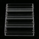 4 Layers Clear Bathroom Makeup Nail Polish Lash Mascara Rack Stand Holder Shelf