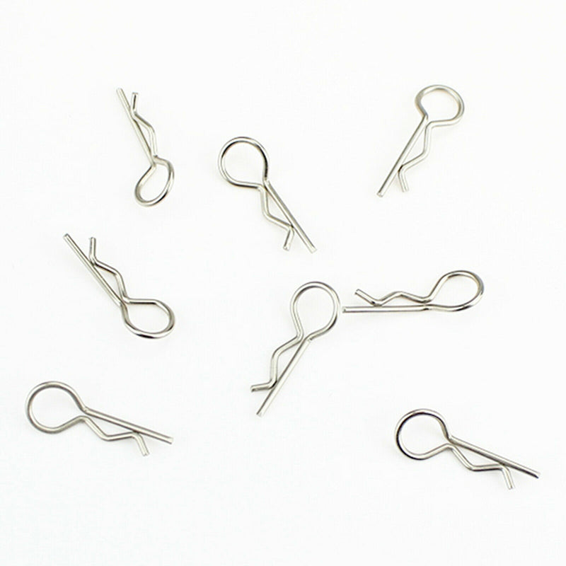 8PCS Metal Body Pins Clips for WLtoys 124018 124019 RC Car Crawler Accessory