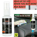 Car Plastic Part Retreading Restore Agent Wax Instrument Wax Reducing Agent 30ML