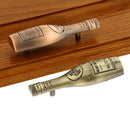 Red Wine Bottle Shaped Cabinet Door Drawer Bin Handle Pull Knob bronze