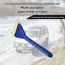 5 in 1 Long Handle Car Ice Scraper Shovel Soft Rubber Snow Removal Brush A