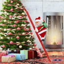 Christmas Santa Claus Toys Electric Climb Ladder Christmas Tree Hanging Ornament