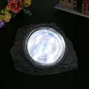 Outdoor Garden Solar Powered LED Light Decorative Stone Landscape Lawn Lamp