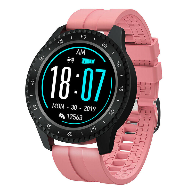F17 Smartwatch Blood Pressure Heart Rate Monitor Fitness Tracker Pink