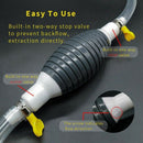 2M High Flow Siphon Hand Pump Portable Manual Car Fuel Transfer Pum for Gas T6T8