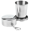 folding cup glass cup telescopic retractable cup sports camping hiking 140mlS6A5