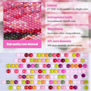 5D Diamond Painting  Chinese Rose Diamond Embroidery Flowers Home Decor OZ