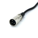 2Pack XLR Microphone Cable 20cm XLR 3' Male to Female Microphone Audio Cable