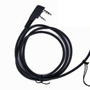 2 Pin 3.5mm/2.5mm Ear Bar Earpiece Mic PTT Walkie Talkie Headset for Kenwoo