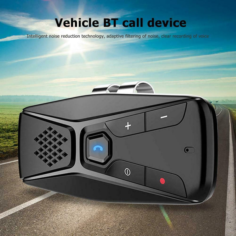 Bluetooth 5.0 Car Speakerphone Handsfree Noise Reduction Talking Device Car Kit