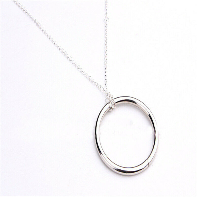 Fancy Magic Ring and Chain Cool Magic Trick Props Metal On Chain T8D5 D3F3 D0N4