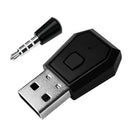 USB Bluetooth Adapter Audio Receiver for PS4 Laptop Headphones Headsets