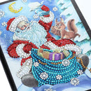 DIY Santa Claus Special Shaped Diamond Painting 50 Pages A5 Sketchbook Gift