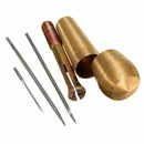 Sewing Awl for Leather Craft Fabric Awning Sails Tent Repair Tool With 2 Ne Y2G1