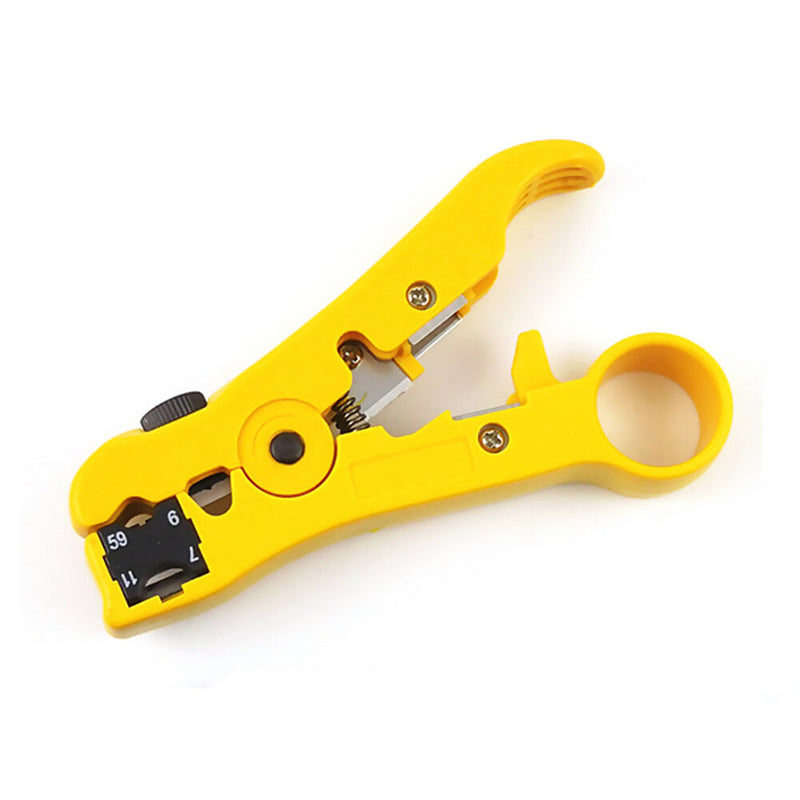 RG59&RG6&RG11 Compression Tool Coaxial Connector Coax Cable Crimper Stripper Hot