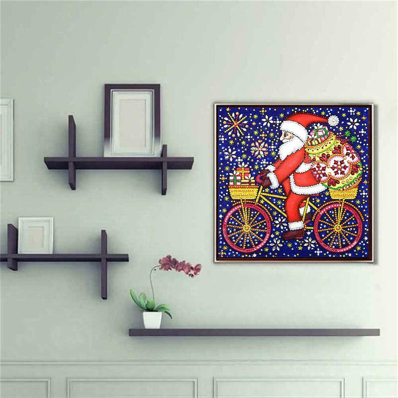 5D DIY Special Shaped Diamond Painting Santa Claus Cross Stitch Mosaic Kits