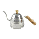 900ml Gooseneck Tea Kettle Long Narrow Spout Coffee Maker With Wooden Handle