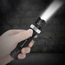 LED Flashlight 3 Modes Rotating Zoom Torch Glare Lamp Light with Battery