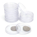 20pcs/lot 46mm Transparent Plastic Coin Holder Coin Collecting Storage Box C BX
