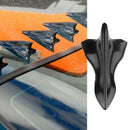 Universal DIY Car Roof Spoiler Bumper Shark Fin Diffuser Generator Black Useful