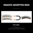 4x Magnetic Eyelashes Handmade Reusable Triple Magnet False Eye Lashes Extension