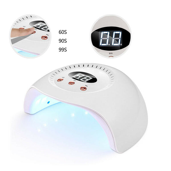 24W Uv Lamp Led Nail Lamp for Manicure Lcd Display Drying All Gels Nail Pol W5Q3