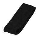 Black Spa Bathing Terry Elastic Headband Hair Tie Band 2 Pcs