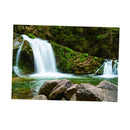 Aquarium Fish Tank Background Poster Waterfall Landscape Decor 61x30cm